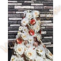 Material Satinat 5D pentru Lenjerii de Pat – Bumbac 100%, 240 cm Latime, 30 ml – Ideal pentru Constructia de Lenjerii de Pat si Decoruri Elegante - Craciun